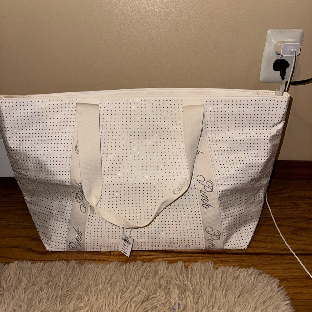 Pink Victoria’s Secret tote